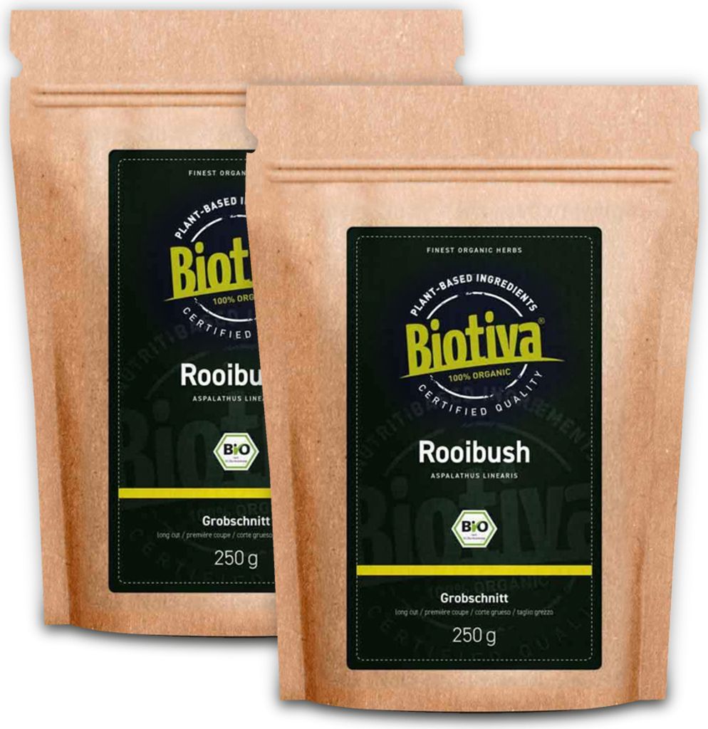 Biotiva Rooibos Tee 500g (2x250g) aus biologischem Anbau