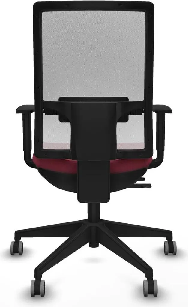Siège de bureau ergonomique 1D066G0 Piqueras y Crespo réglable rouge - 5