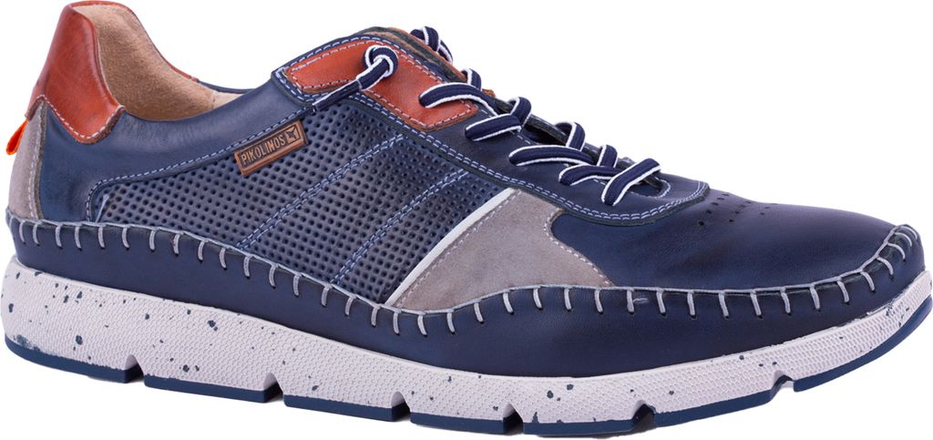 Pikolinos Herren Sneaker Halbschuh dynamischer Schick Fuencarral M4U-6113C1, Größe:44 EU, Farbe:Blau