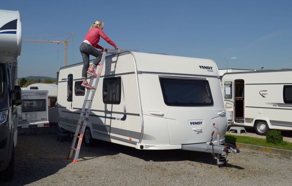 Siedra Caravanleiter Sicherheitsleiter 977 4x4 Sprossen