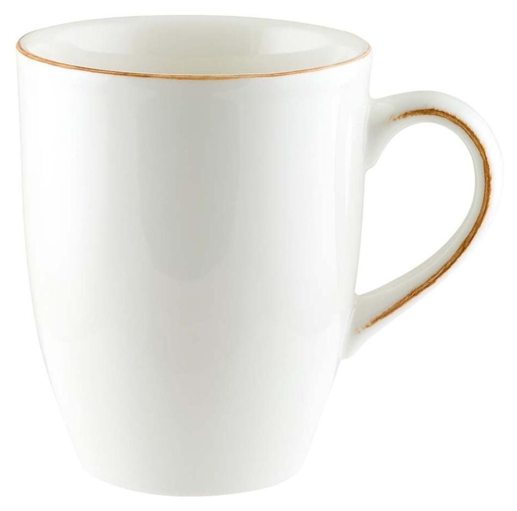 6x Bonna Aura Retro Tawny Conic Tasse 33cl Blau Porzellan Produktbild 