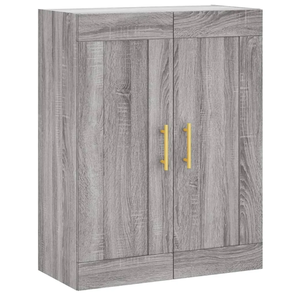 Armadietto Pensile Multiuso Grigio Sonoma 90cm - Legno Robusto