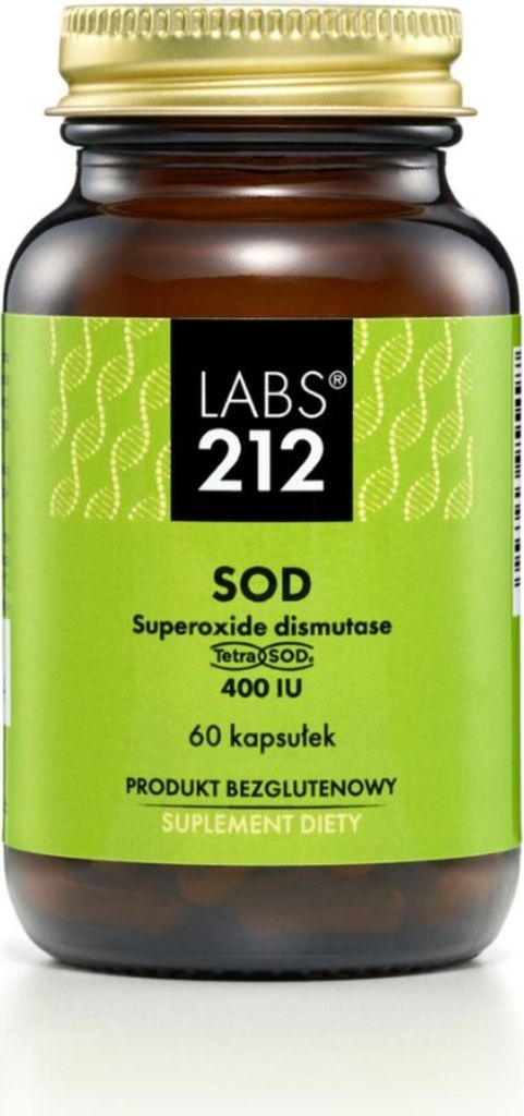 Labs212 Natrium 400 IE-Superoxiddismutase Tetranatrium 60 Kapseln BI7910