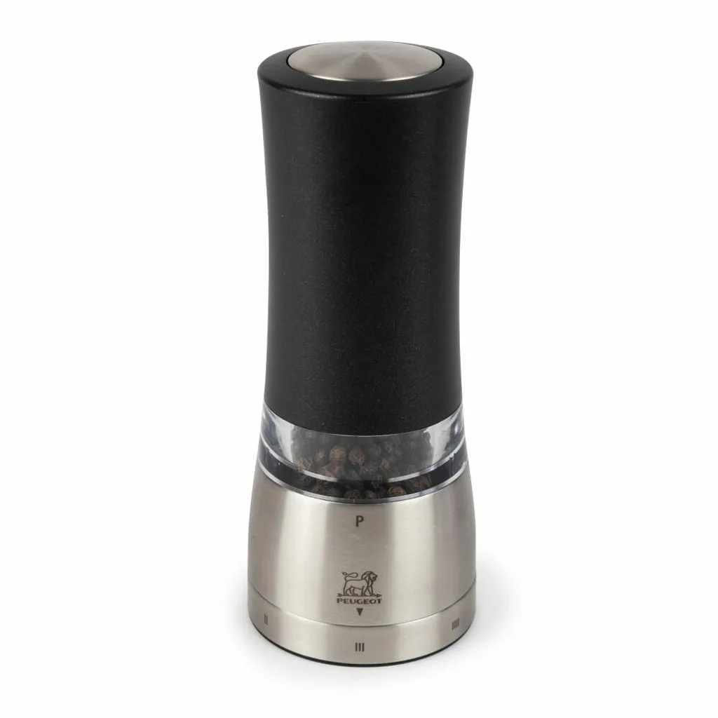 Macinapepe Elettrico Peugeot Daman 16cm - Design Inox e Acrilico