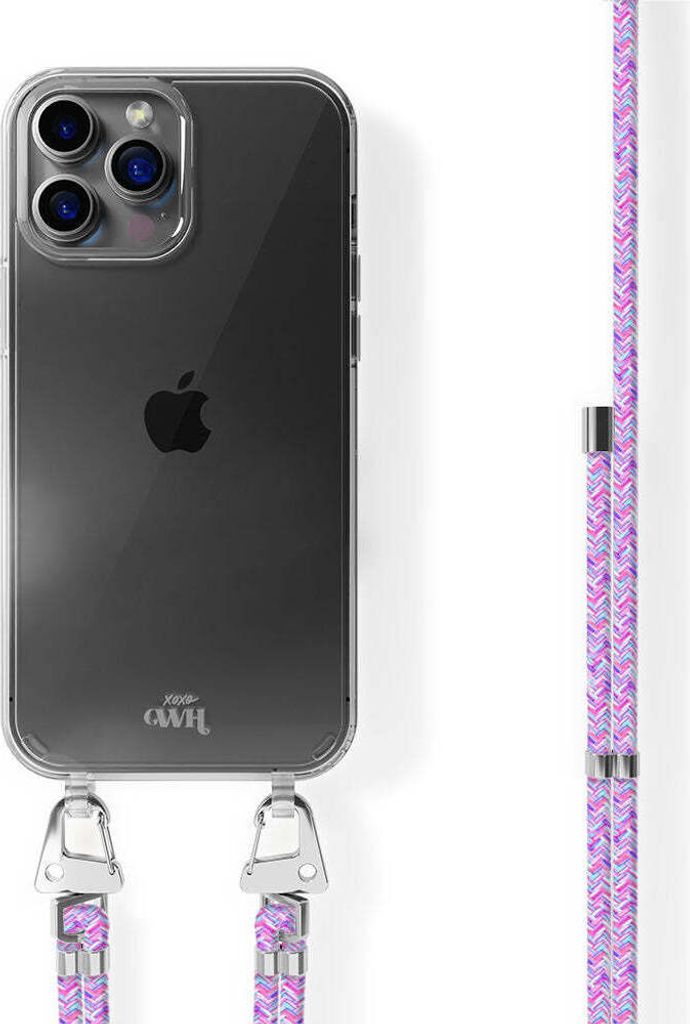 Purple Fever Hülle - kompatibel mit iPhone 12 Pro Max - Hülle mit Band - Lila
