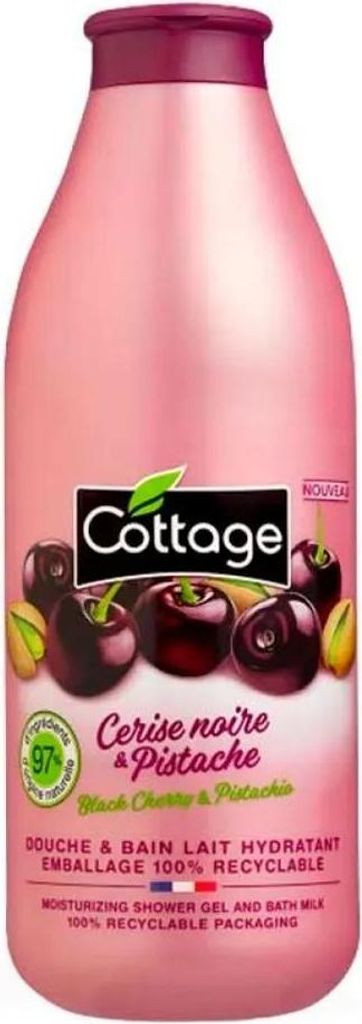 Cottage Hidratante Gel De Ducha Cremoso Cereza Negra y Pistacho 750ml