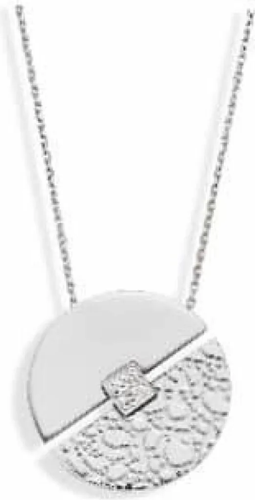 Collana Victoria Argento Pietre Bianche | Accessorio Trendy Motivo Unico