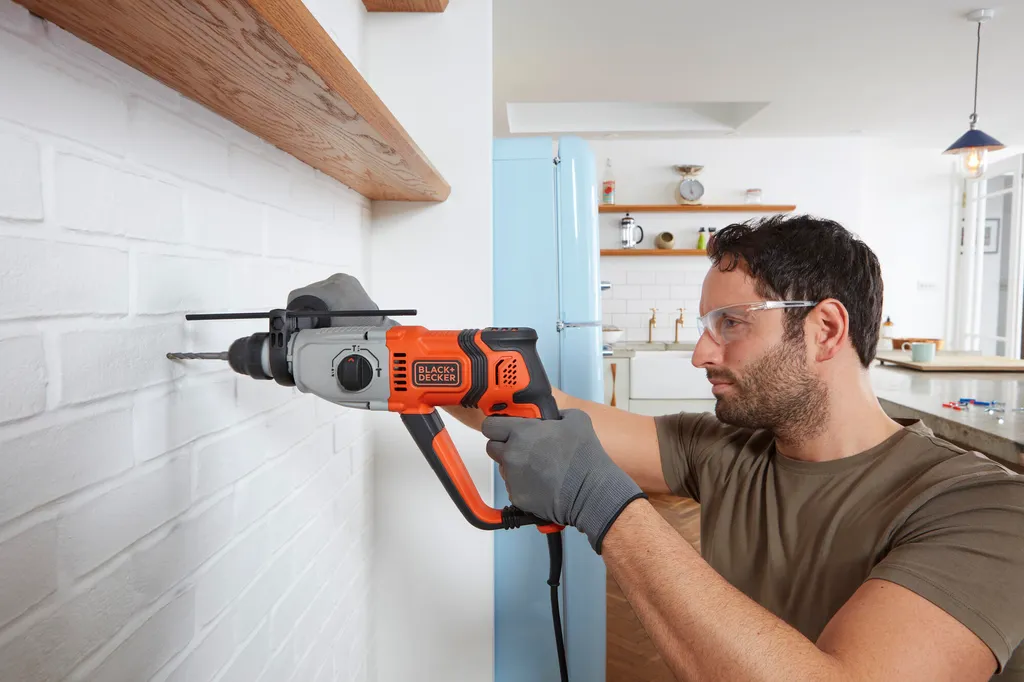 Black & Decker Kombihammer, 800W SDS-plus mit Koffer