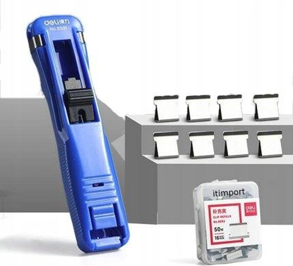 DOKUMENTENKLAMMER Gerät + 50 Klammern OFFICE