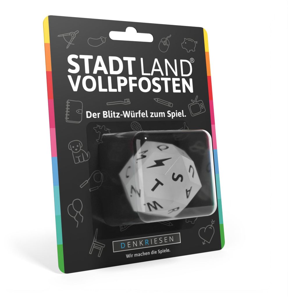 DENKRIESEN - STADT LAND VOLLPFOSTEN® - Würfel Immagine del prodotto 
