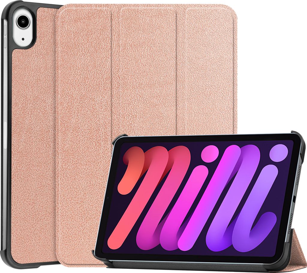 Hoozey - Hülle kompatibel mit Apple iPad Mini 7 (2024) / Mini 6 (2021) - 8.3 Zoll - Mit Auto/Wake-Funktion - Kunstleder TPU Tablet Case Schutzhül...