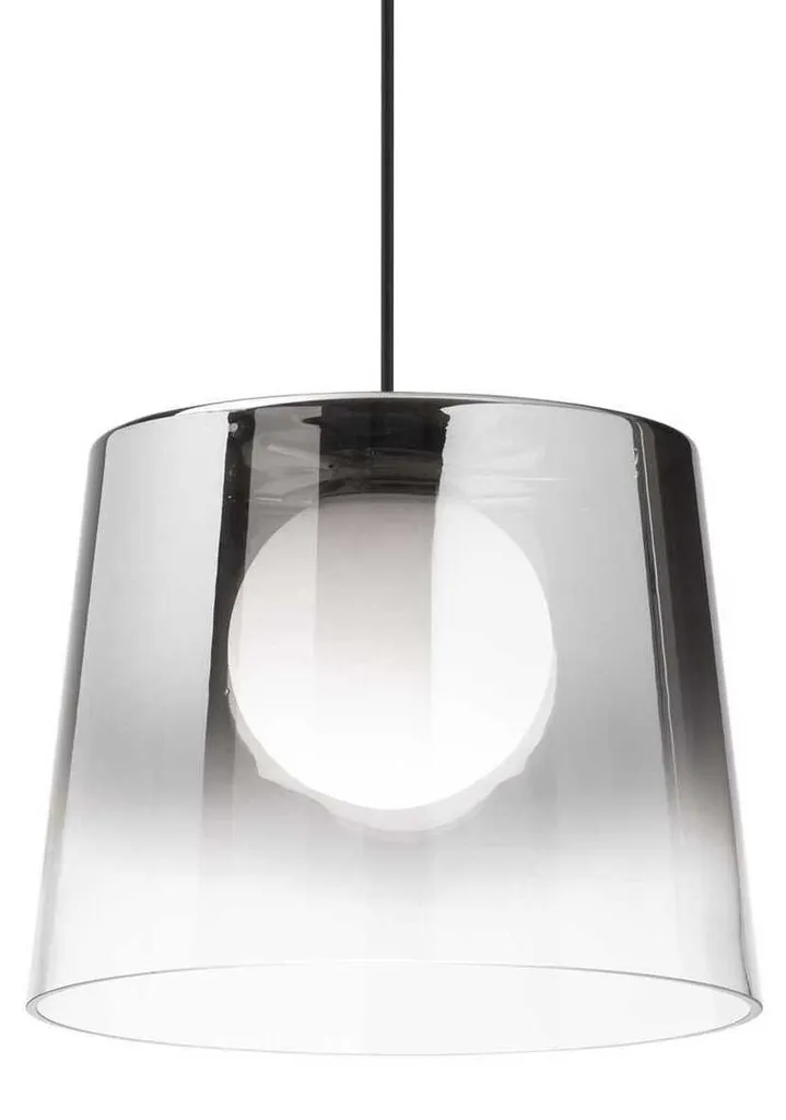 Suspension Métal Chrome Fade Style Déco avec Ampoule LED G9 3W Incluse