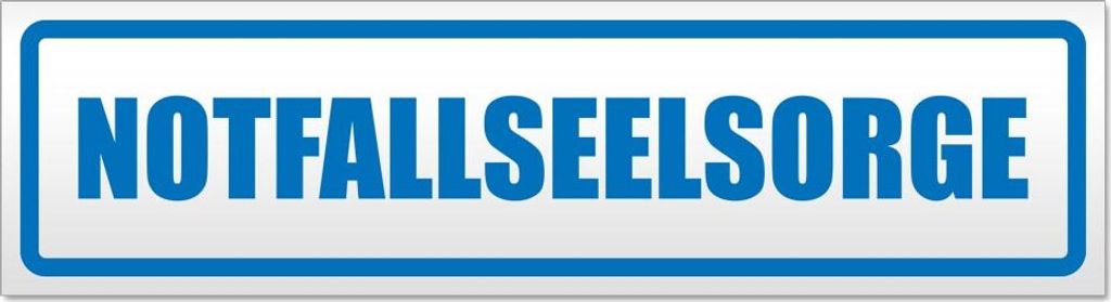 Notfallseelsorge Magnetschild Schild magnetisch