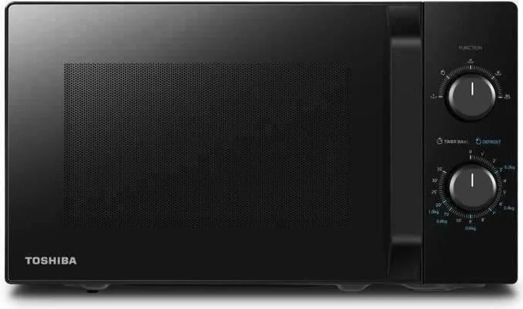 Four à micro-ondes autonome noir 20L 800W compact pour cuisine moderne