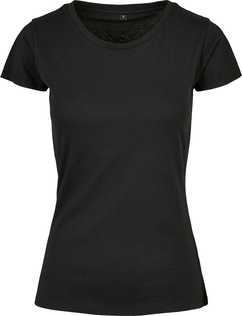Build Your Brand - "Basic" T-Shirt für Damen RW8509 (3XL) (Schwarz)