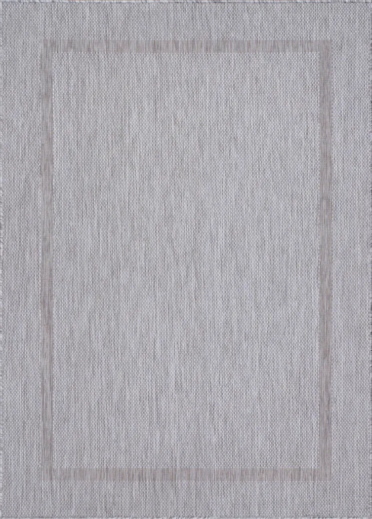 Tapis Extérieur Robuste Argent 80x150 cm : Fini les Sols Sales et Usés