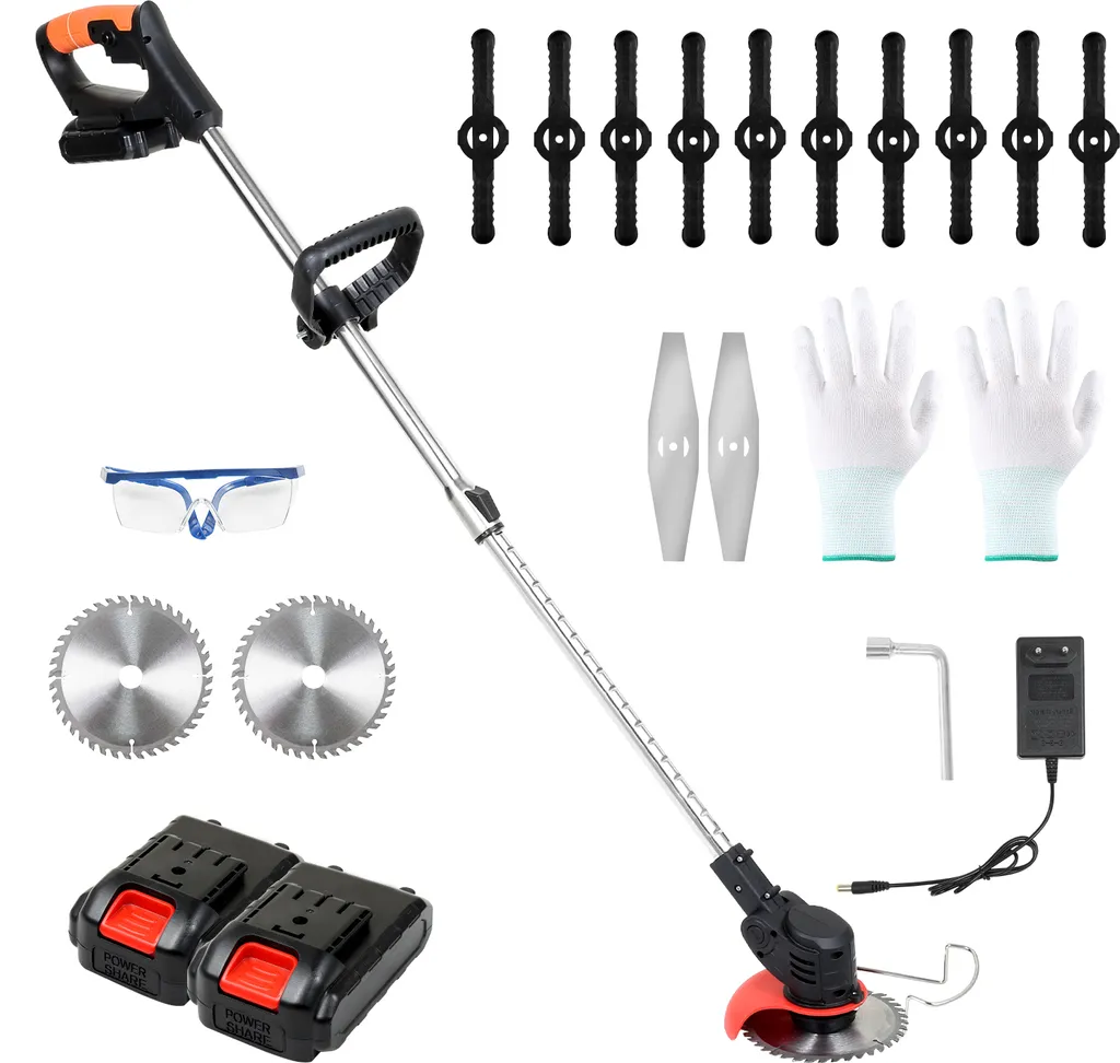 Recensione Hengda Decespugliatore Batteria 21V - Taglio 18krpm