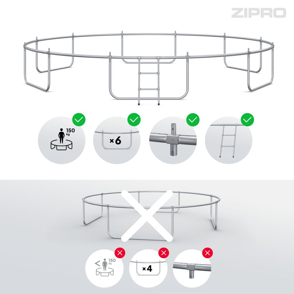 ZIPRO Jump Pro Out 16FT 496cm trampolína zahradní Obrázek produktu 7