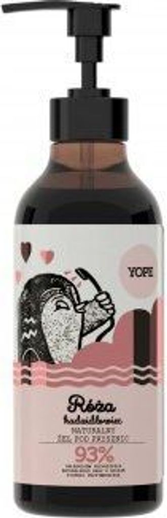 Yope Żel pod prysznic Róża i Kadzidłowiec, 400 ml Zdjęcie produktu 