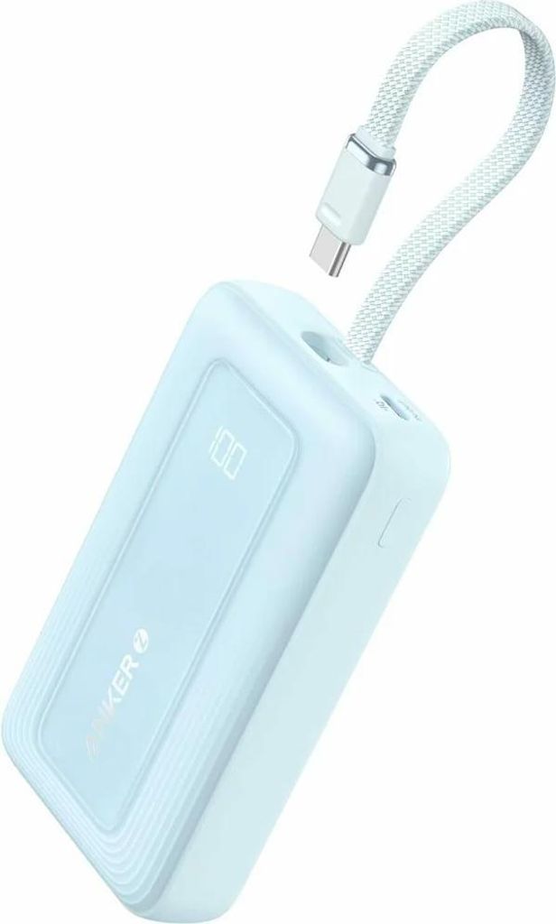 Anker 20000 mAh batteria esterna 30W cavo USB-C, blu Immagine del prodotto 