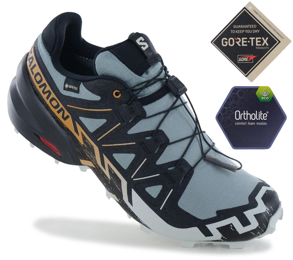 Salomon Speedcross 6 GTX - GORE-TEX - Herren Trail-Running Schuhe Laufschuhe 478800 , EU 40 2/3 UK 7