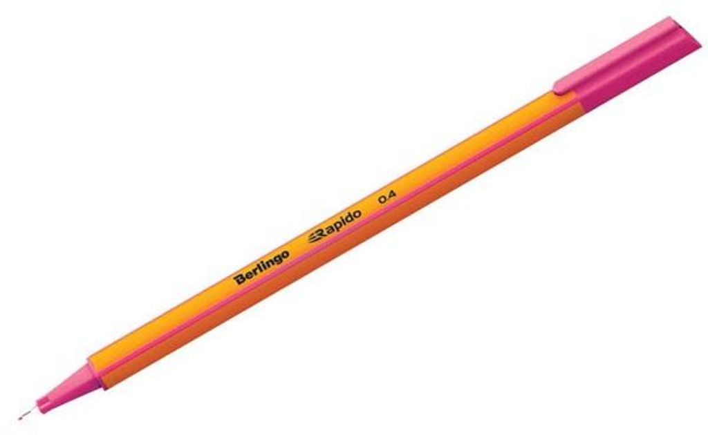Berlingo, Rapido Feinschreiber, rosa, 12 Stück, 0,4 mm