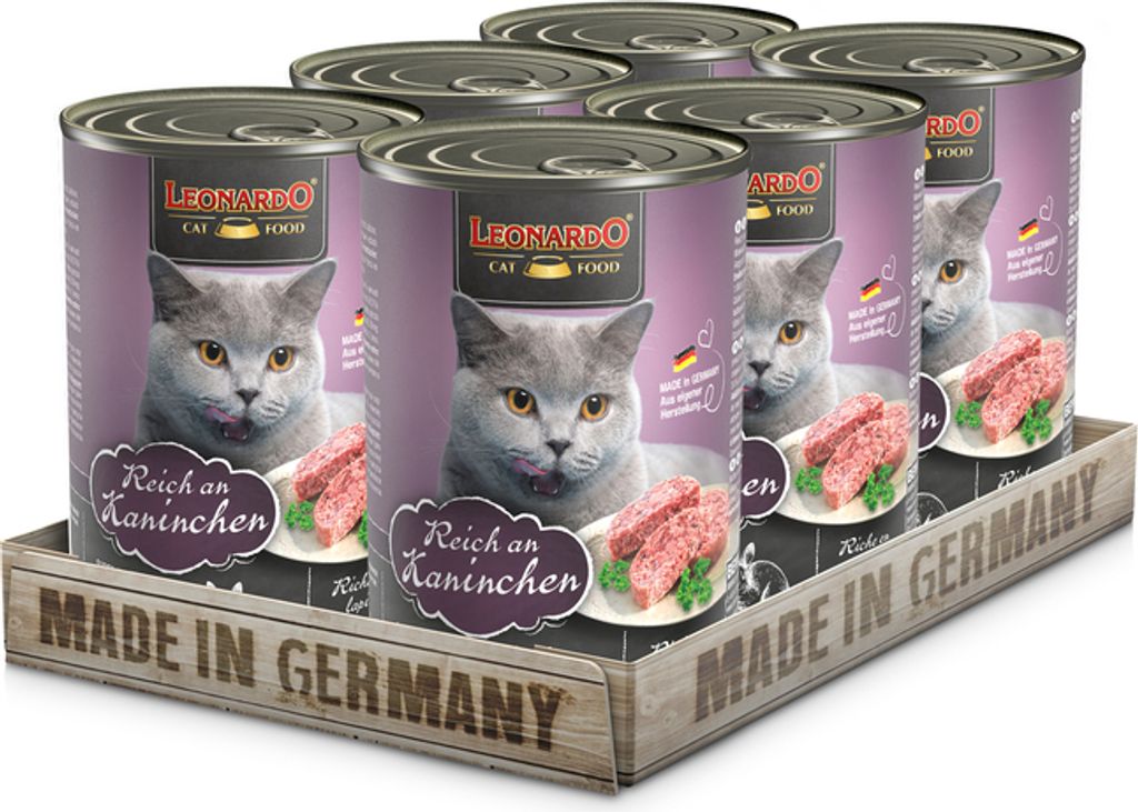 LEONARDO Reich an Kaninchen 6x 400g Produktbild 