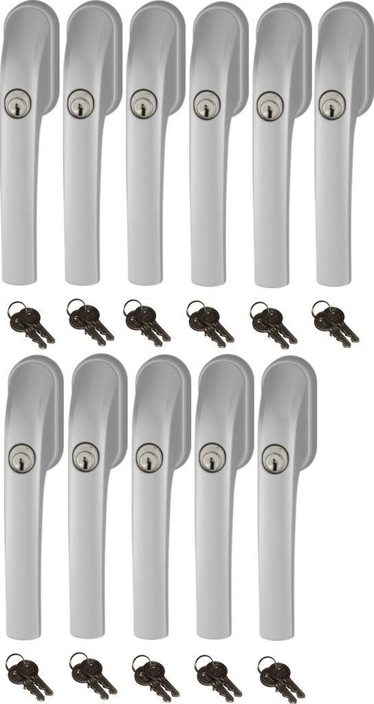 Abus FG300 abschließbarer Fenstergriff silber, im Set 11 Produktbild 
