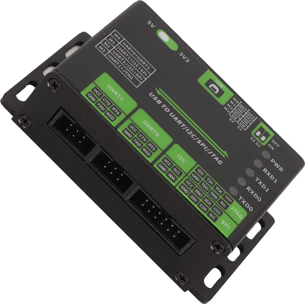 Convertisseur USB multi-interface UART I2C SPI JTAG anti-interférences 5V - 6