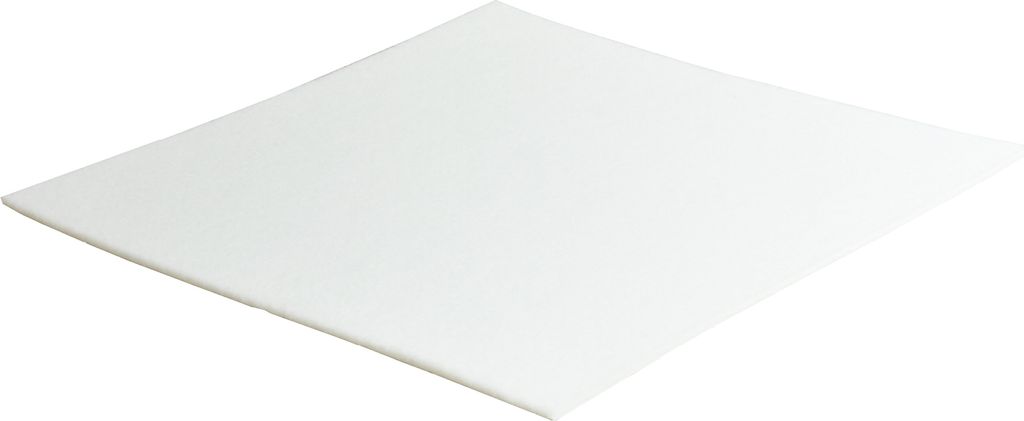 WAGNER Filz Platte - 200 x 200 x 3 mm, selbstklebend, weiß, für Filzgleiter, Schutzpads oder zum Basteln - 15176199