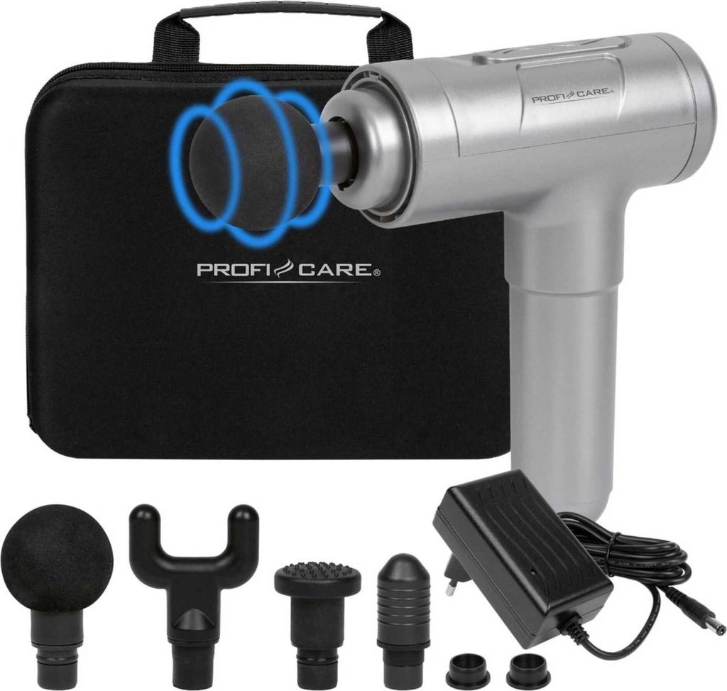 Pistolety do masażu Proficare PC-MP 3087 silber Zdjęcie produktu 4