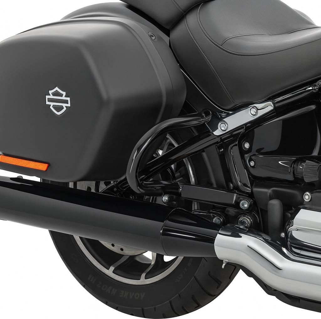 Satteltaschen Schutzbügel für Harley Davidson Sport Glide 18-25 Koffer