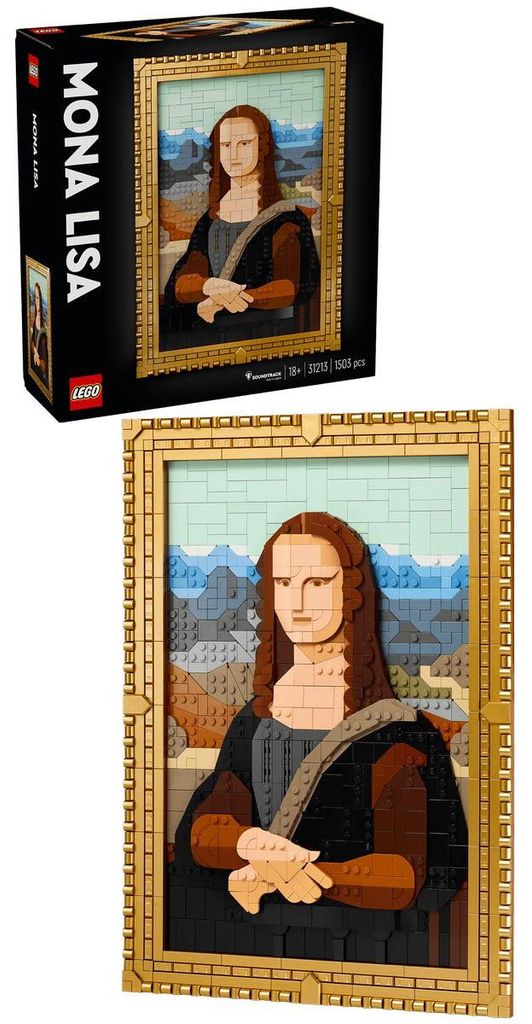 LEGO Art Mona Lisa, Set für Erwachsene, Gemälde von Produktbild 