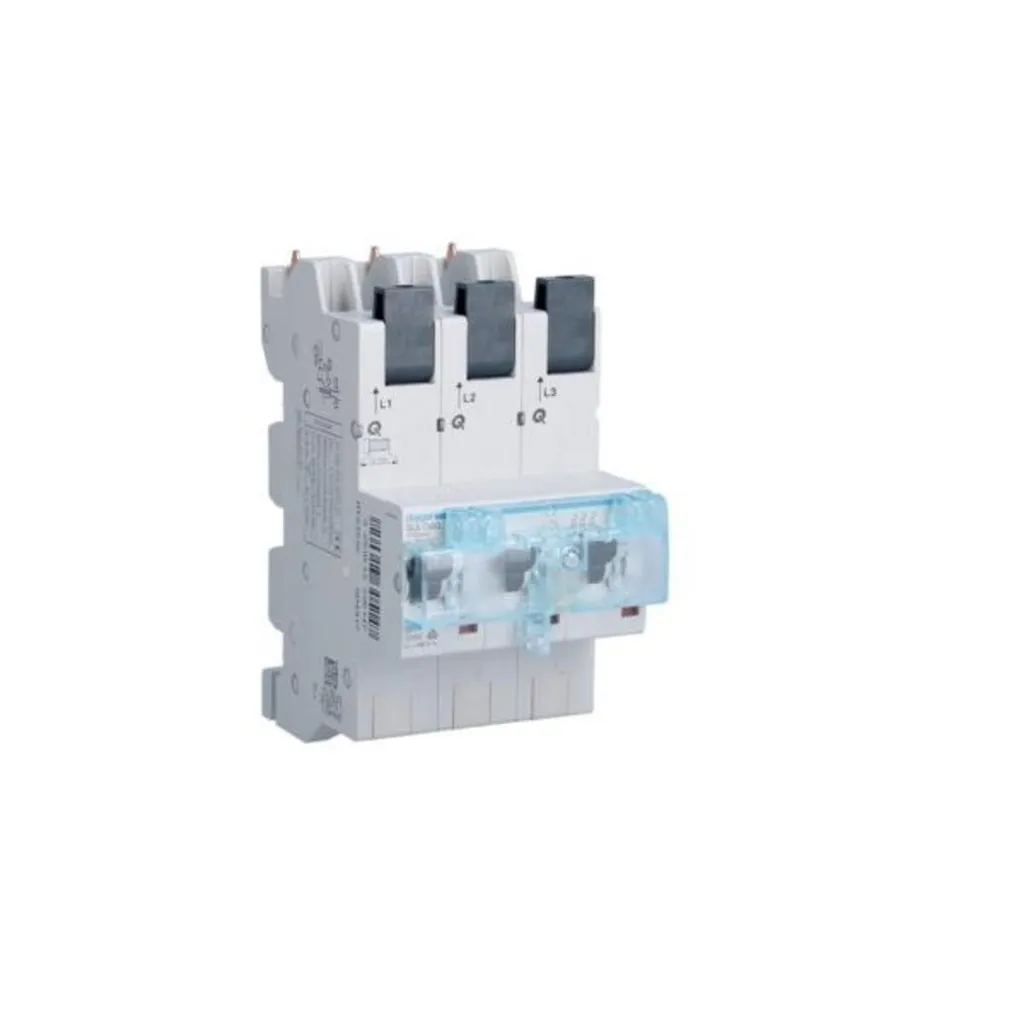 Disjoncteur triphasé 50A courbe Cs Hager HTS350C pour jeu de barres