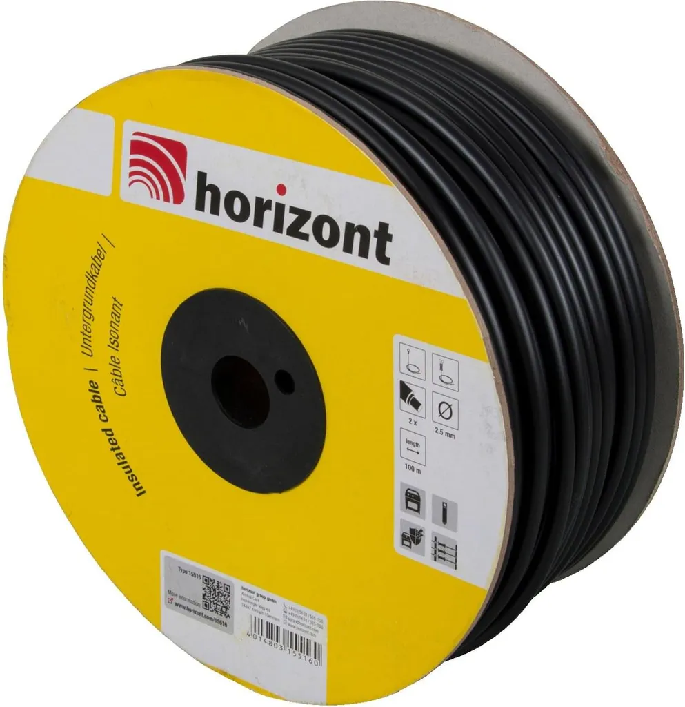 Câble souterrain Horizont 2,50 mm 100m pour clôture électrique durable - 5