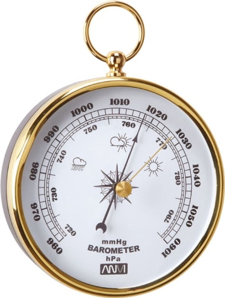 Barometer in 110 mm Messingrahmen - 27.6245