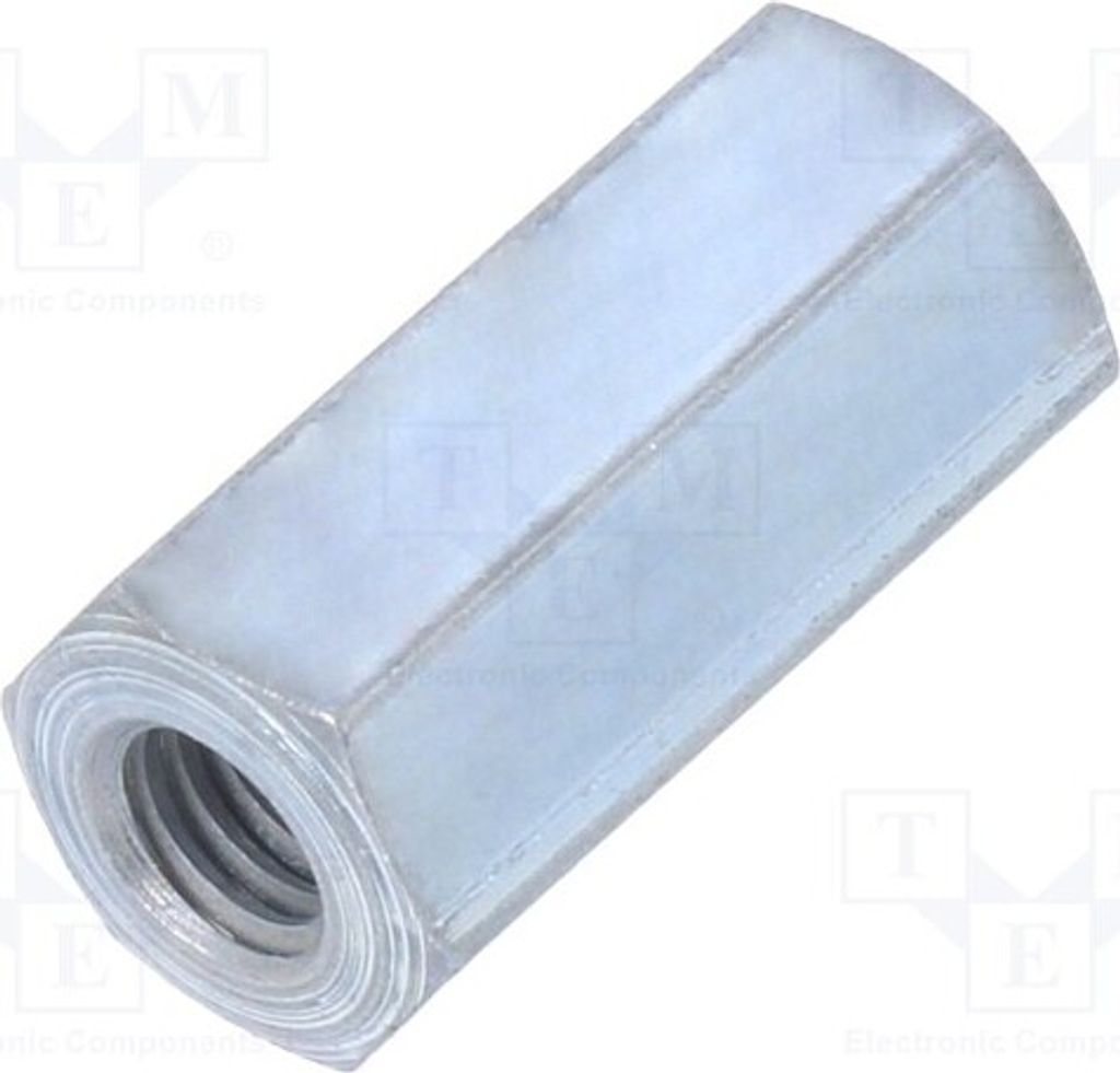10x Distanzmuffe mit Gewinde Innengew: M4 15mm sechskant 126X15 Distanzelemente a