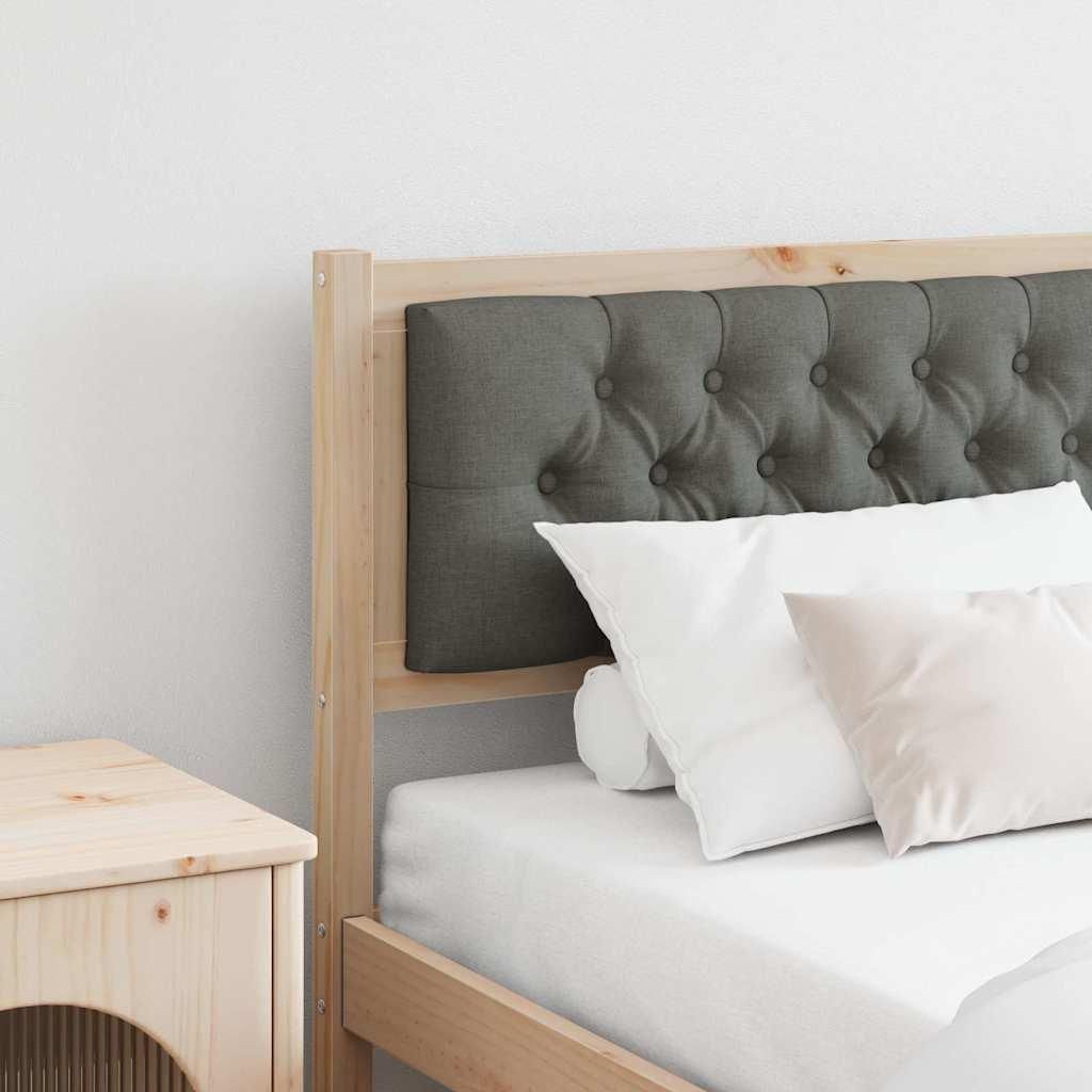 "Schlussverkauf" Bettkopfteil 1 pc - Einfache Montage - Braun und Dunkelgrau 180 cm Massivholz Kiefer C11153