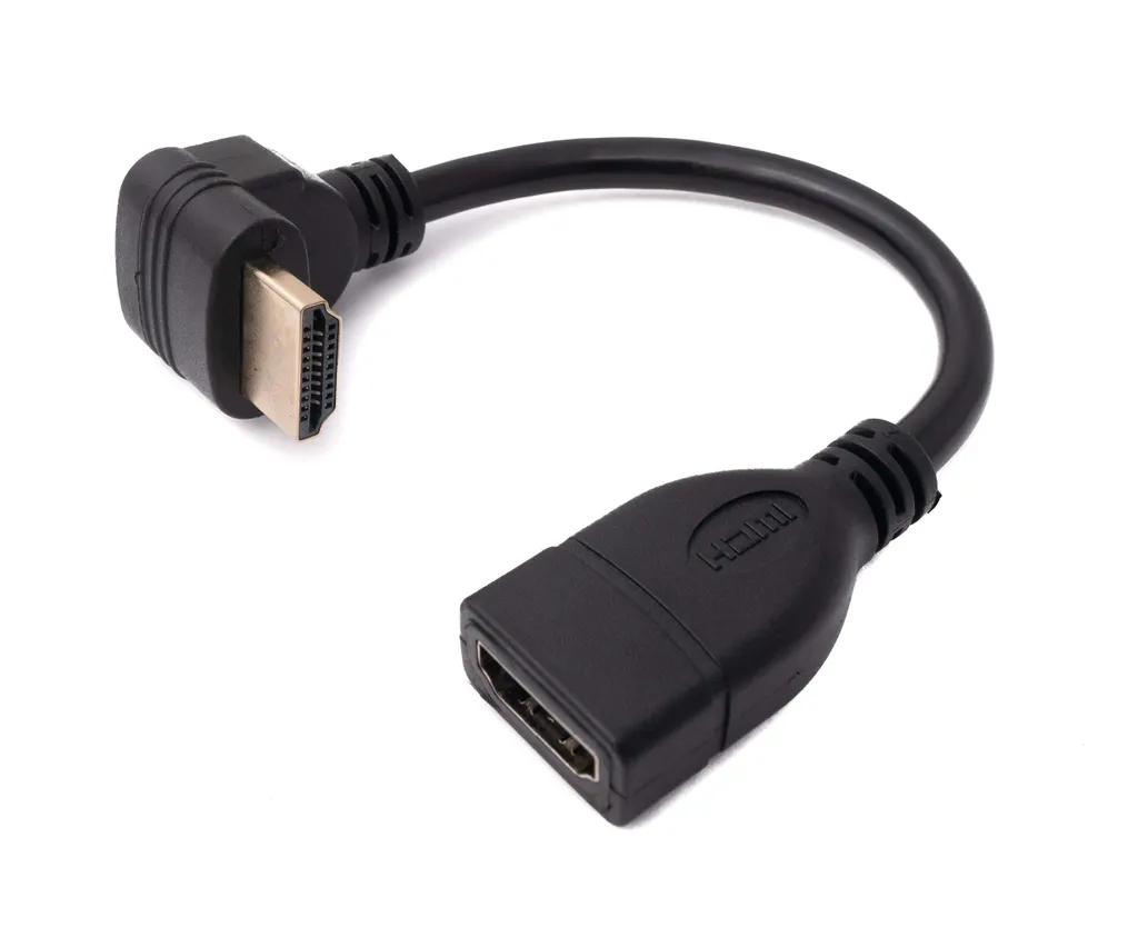 Cavo HDMI 1.4 SYSTEM-S 15cm | Spina Angolata Salva-Spazio Professionale