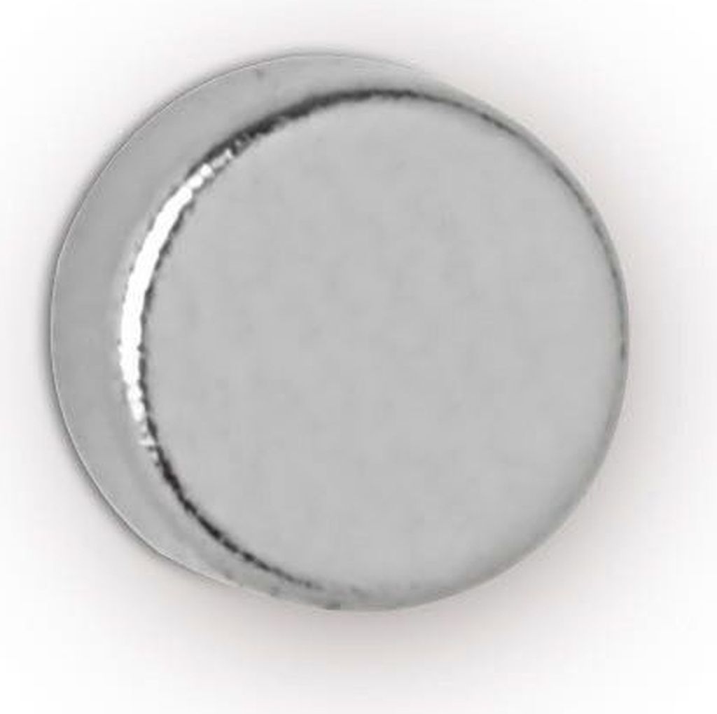 Neodym-Scheibenmagnet 3x5mm 700g hellsilber VE=10x10 Stück