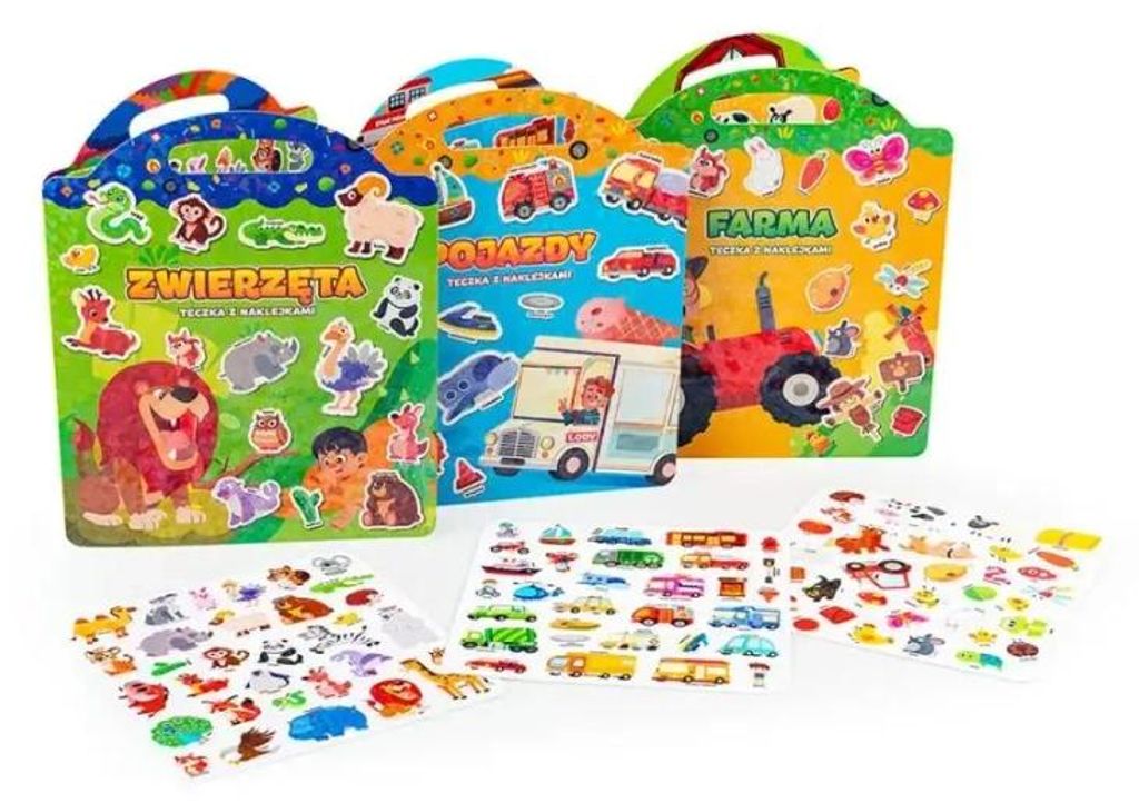 Cartelle con adesivi - divertimento senza fine 3 in 1 - Immagine del prodotto 