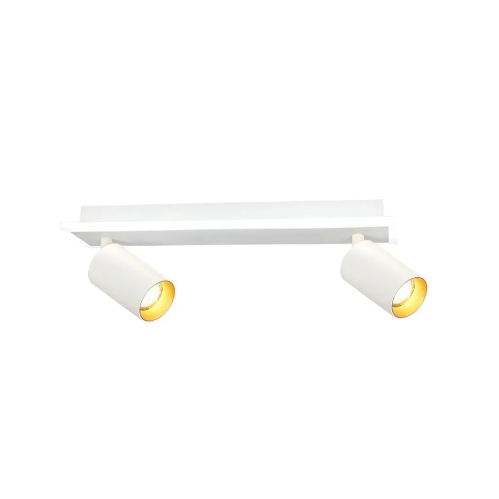 Plafonnier design avec spots orientables PARMA blanc 40 cm LED variable - 5