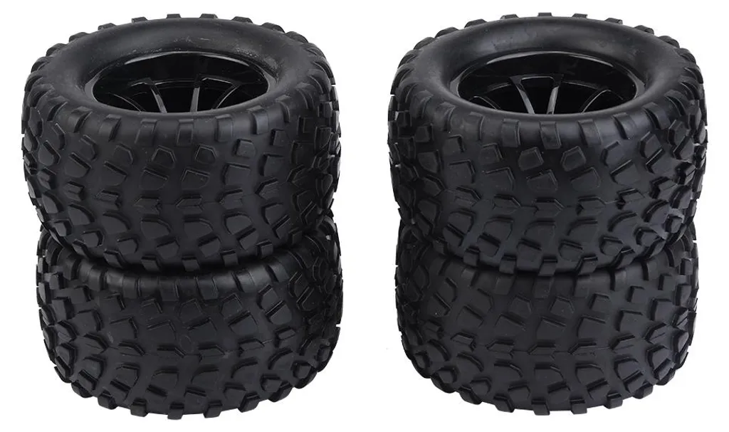Pneus RC 1/10 Anti-Dérapage pour Camion Tout-Terrain Redcat Exceed