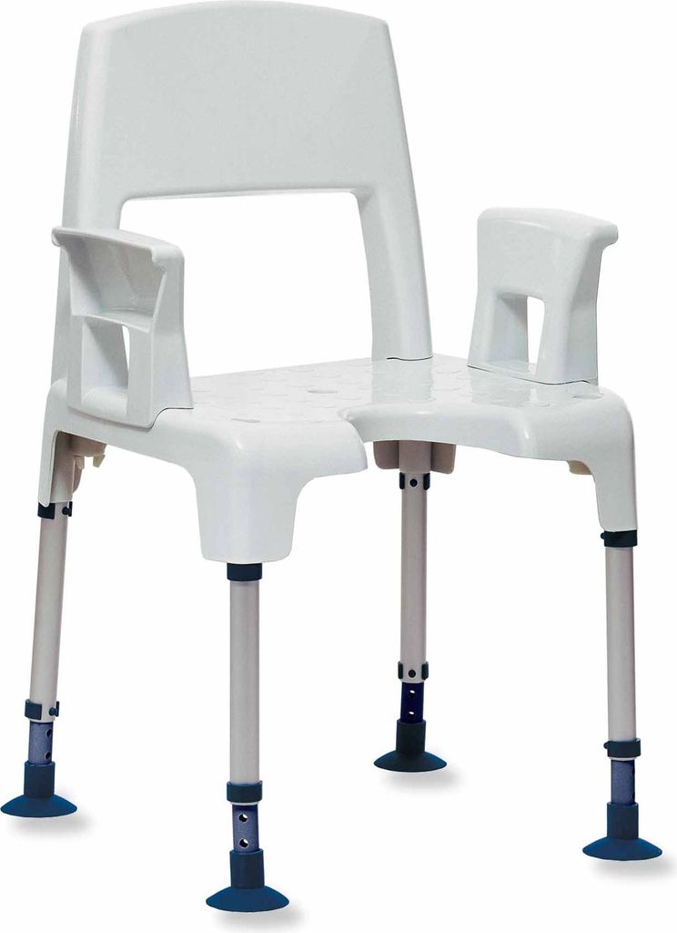 Invacare Aquatec Pico Duschhocker mit Rückenlehne und Armlehnen