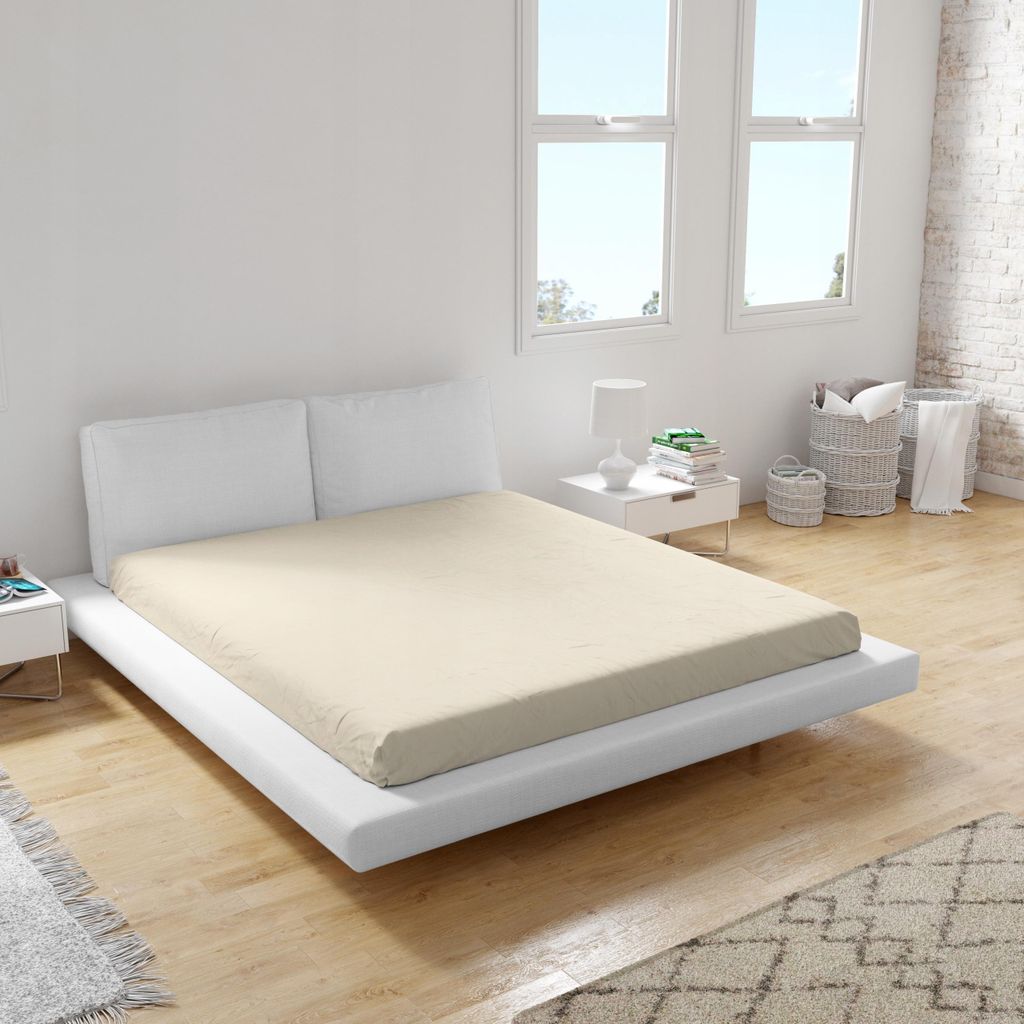Bettlaken - Spannbettlaken mit Gummizug - 180x200 cm - Produktbild 