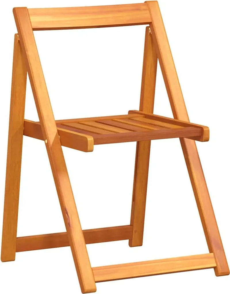 Table de Jardin Robuste en Acacia Massif 5pcs - Résiste aux Intempéries