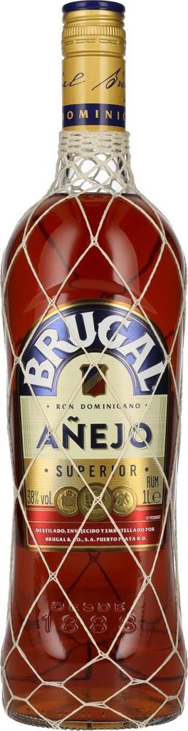 Brugal AÑEJO Superior Ron Dominicano 38% Vol. 1l Image du produit 