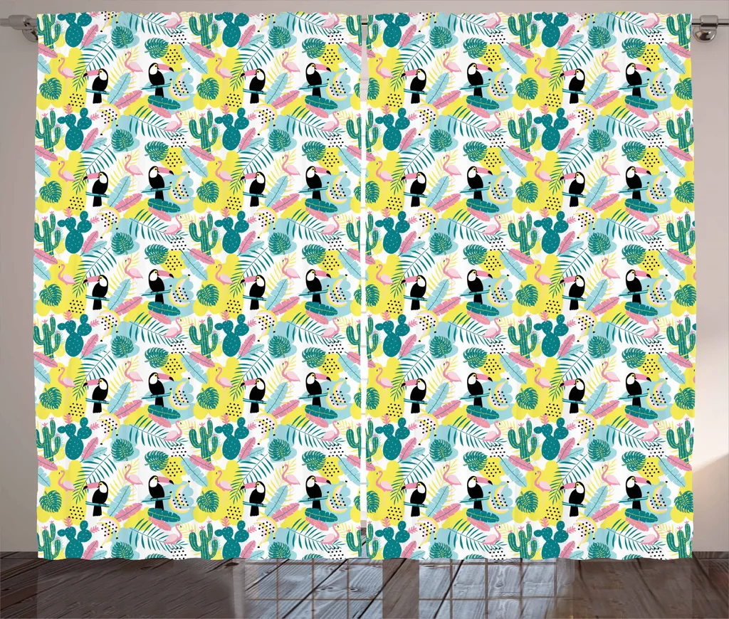 Porta il Tropico in Salotto: Tende ABAKUHAUS 280x245 Multicolore