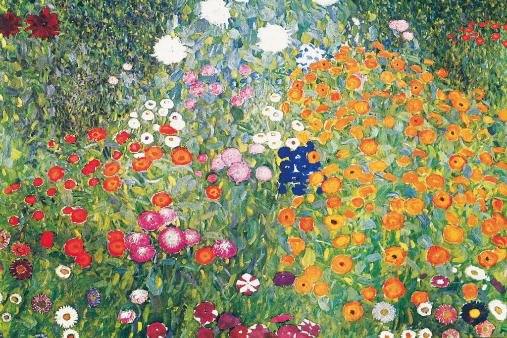 Gustav Klimt Kunstdruck Bild - Blumengarten, 1906-08 (120 x 180 cm)