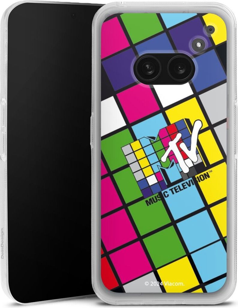 DeinDesign Handyhülle für Nothing Phone (2a) Silikon Hülle Case Smartphone Schutzhülle Fanartikel Offizielles Lizenzprodukt MTV Music Televison